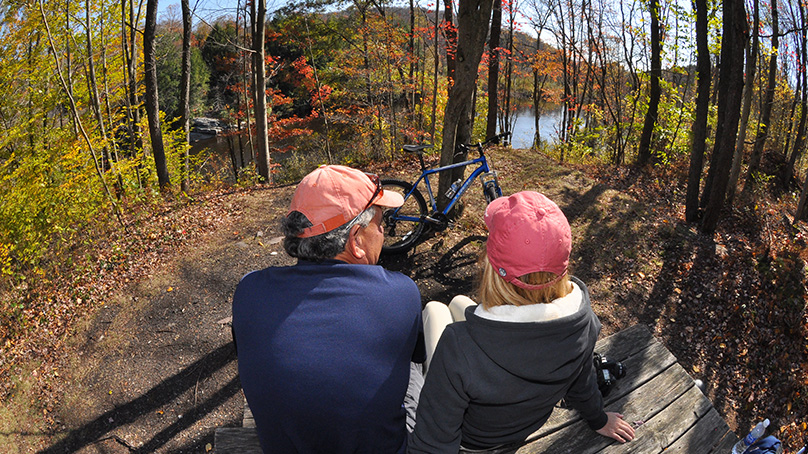 Downhill Mountain biking in the Poconos