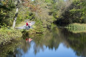 Biking, Rail Trail, D&L National Heritage Corridor, Jim Thorpe